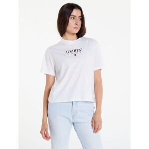 Tommy Jeans dámské bílé tričko - M (YBL)
